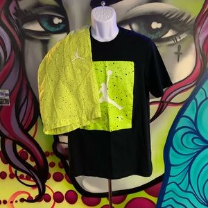 Jordan T-shirt and Jordan Swim shorts